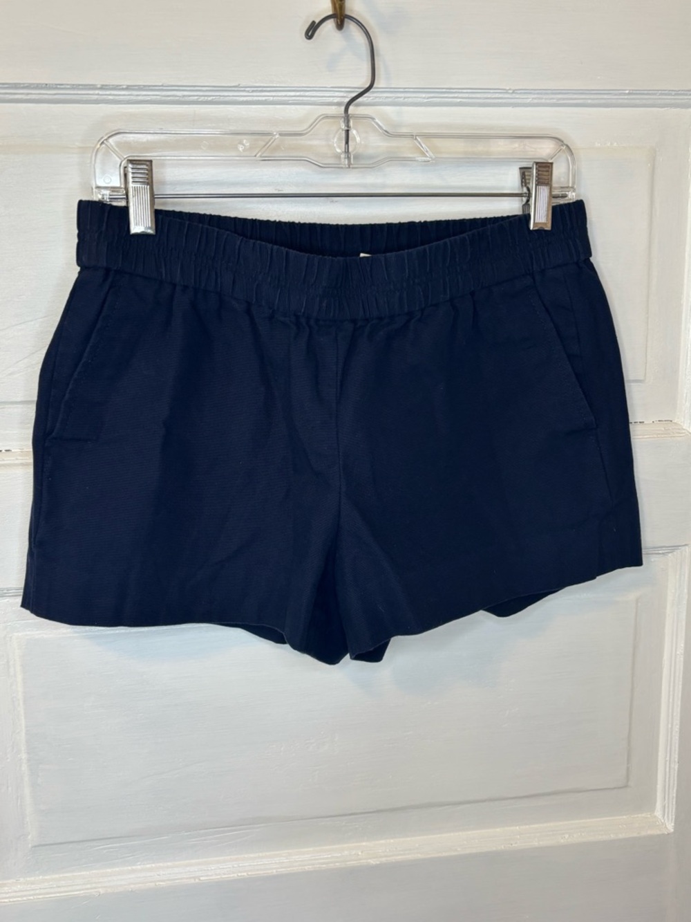 J. Crew Women's High Waist Dark Blue Shorts